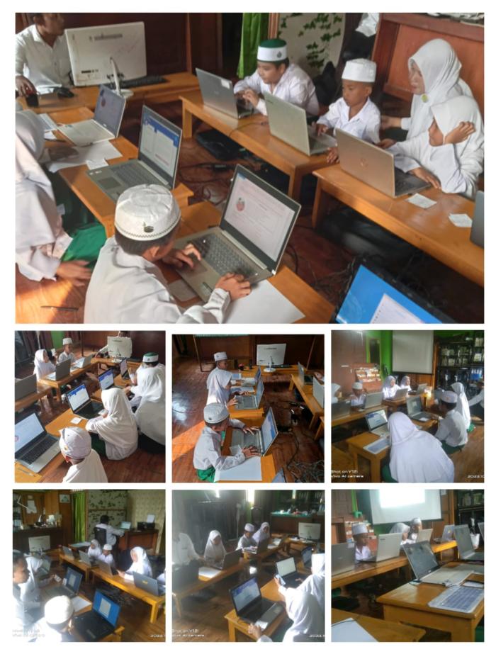 PESERTA DIDIK MIN 2 BATANG HARI ANTUSIAS MENGIKUTI ANBK 2023/2024