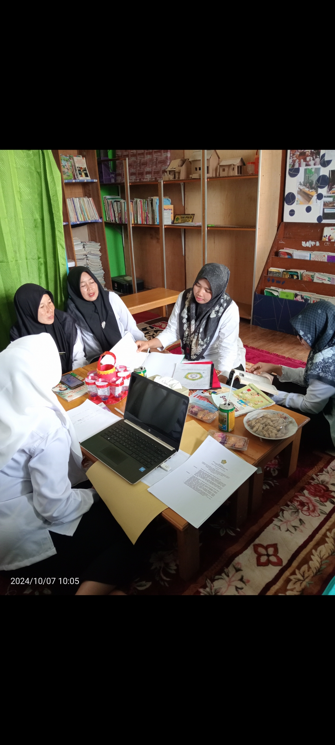 Kemenag Batanghari Hari Lakukan Penilaian perpustakaan di MIN 2 Batang Hari