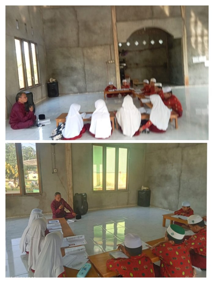 Belajar Tidak Harus Di Dalam kelas. bersama bapak SAMSUL BAHARI, S. Pd. i