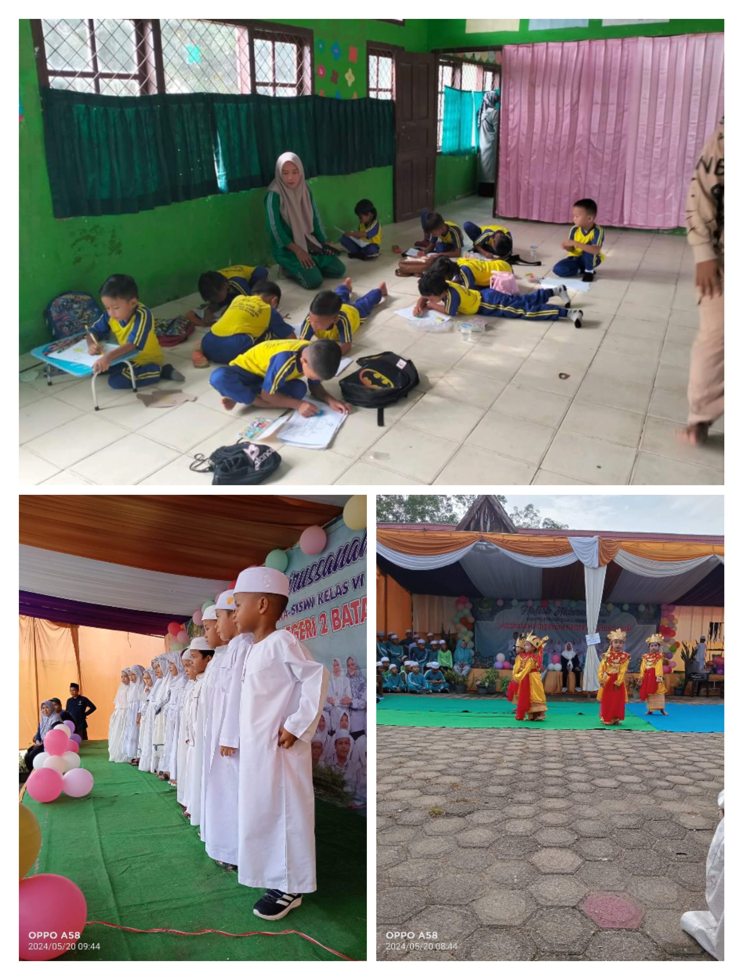 Kegiatan Lomba dibidang Senin dan keagamaan festival anak hebat  tingkat PAUD dan TK sekecamatan mersam