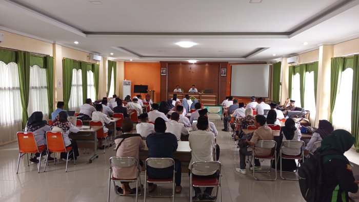 Kepala Min 2 Batang Hari Ikuti Kegiatan Sosialisasi Pendataan Insfratruktur Di TKA AULA PLTHUT Kantor Kementerian Agama