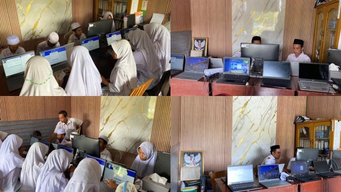 Simulasi TKA di MIN 2 Batang Hari Berjalan Lancar