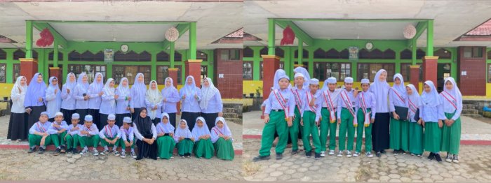Pelaksanaan Upacara Bendera di HalamanMadrasah Berjalan dengan Tertib dan Khidmat