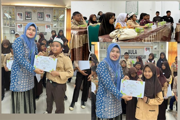 Dokter Kecil Min 2 Batang Hari Ikuti pembinaan di Aula Puskesmas Mersam
