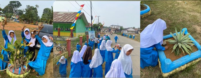Semangat Gotong Royong Menyambut Hari Kemerdekaan di Madrasah