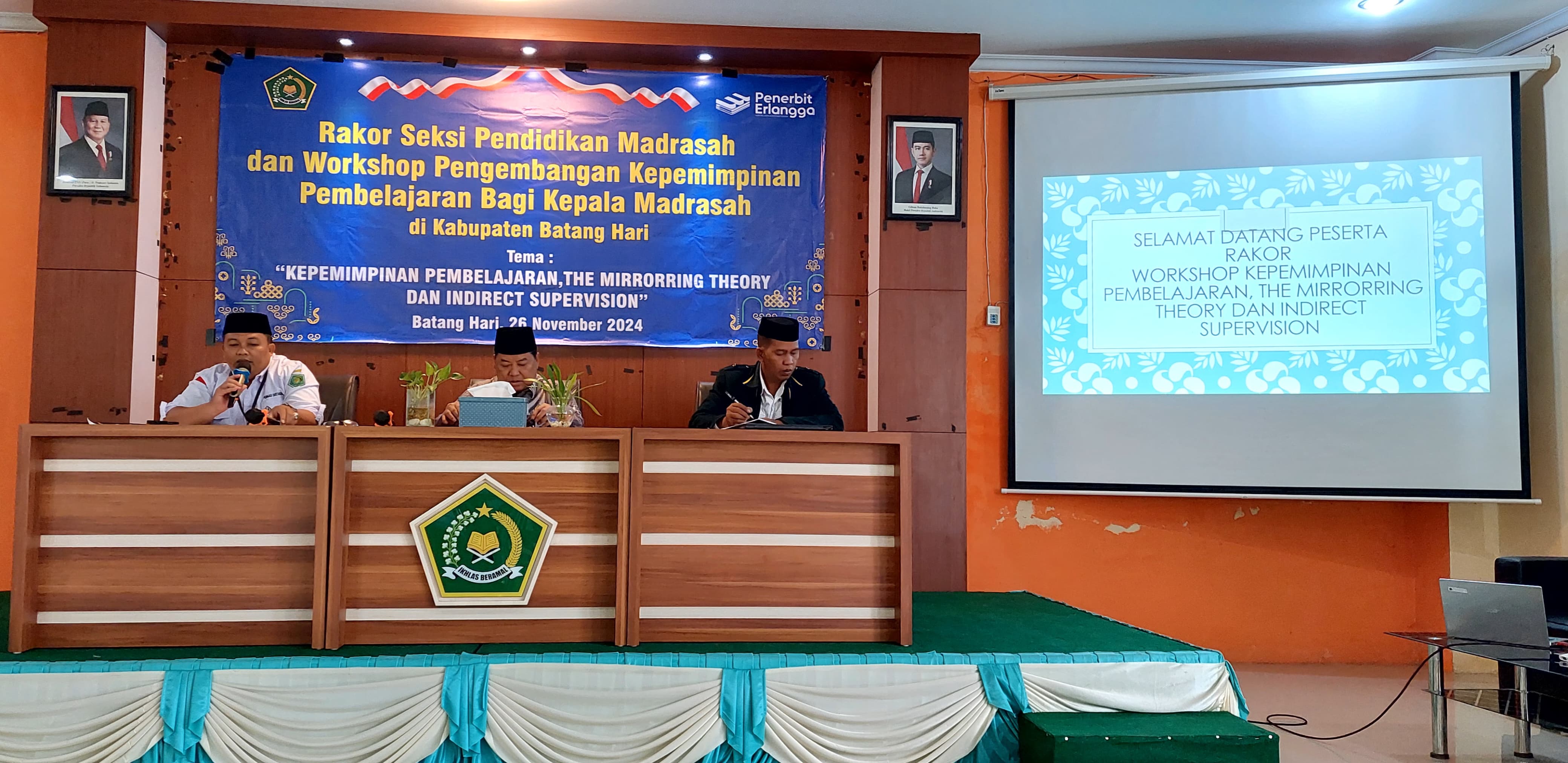 Kepala MIN 2 Batang Hari Hadiri Rakor dan Workshop Pengembangan Kepemimpinan