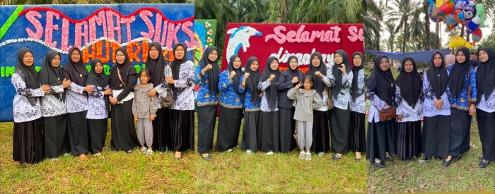 Guru dan Tenaga Kependidikan MIN 2 Batanghari Ikuti Upacara HUT ke-81 Kemerdekaan RI