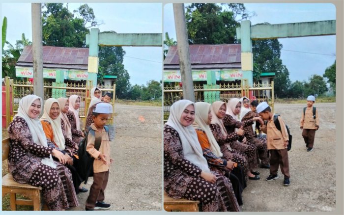 Agenda Pembiasaan MIN 2 Batang Hari Sambut Siswa dengan Ramah Setiap Pagi