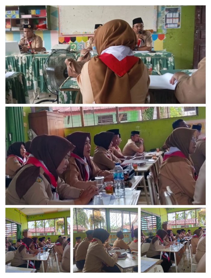 kepala Madrasah Min 2 Batang Hari mengikuti kegiatan Rapat Persiapan Jambore Ranting
